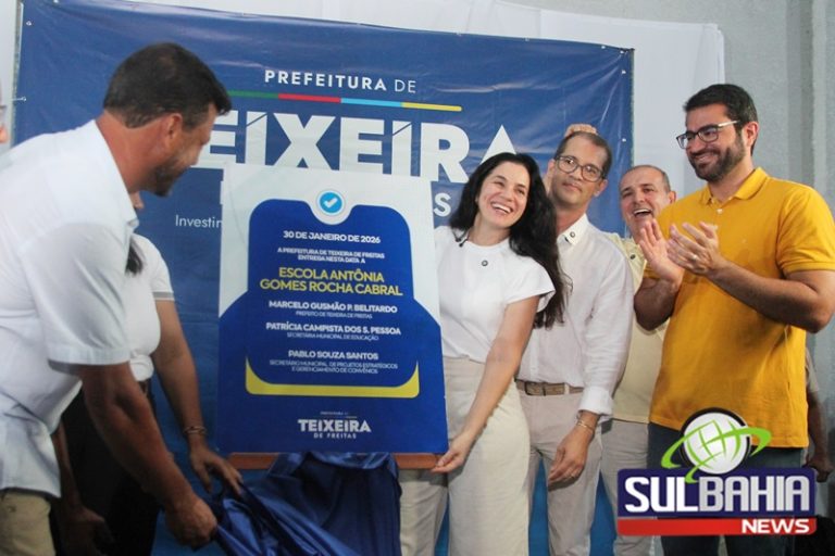 Inauguração da escola no bairro Ulisses representa um marco na melhoria da educação em Teixeira.