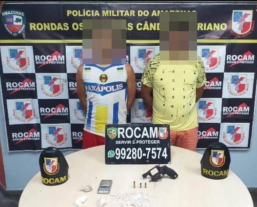 Sete detidos e dois adolescentes apreendidos em operação da Polícia Militar em Manaus